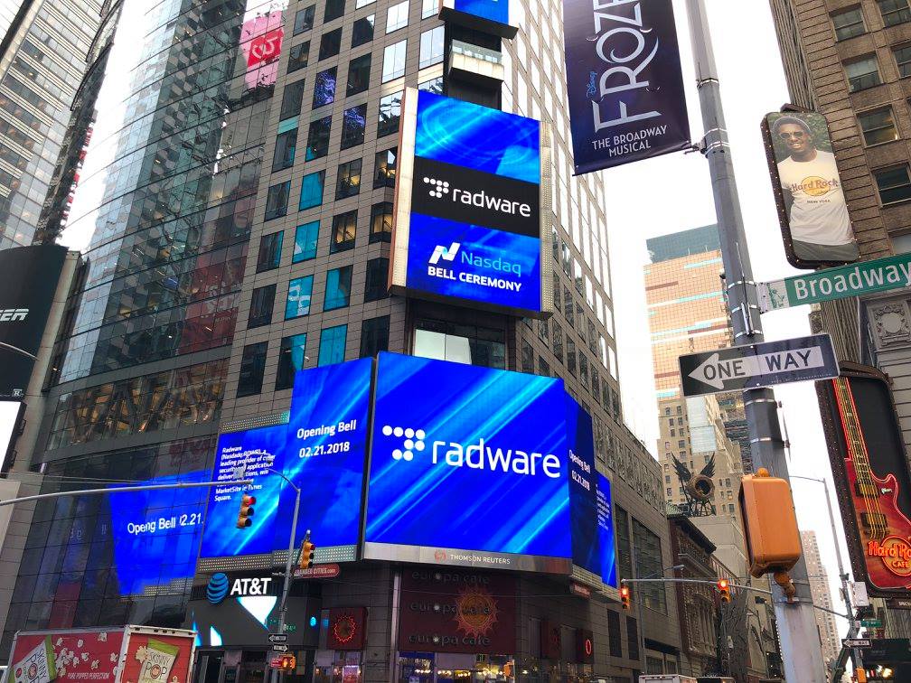 Radware at Nasdaq