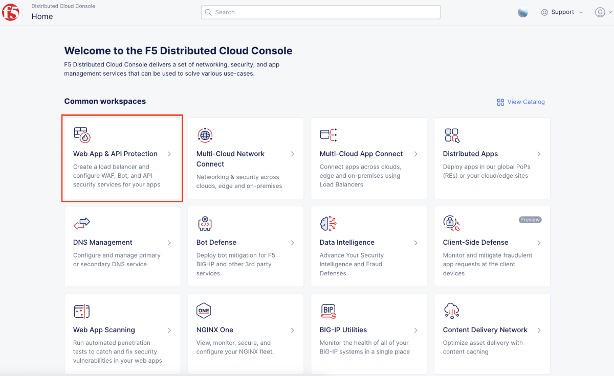 F5 Distributed Cloud API Security Dashboard