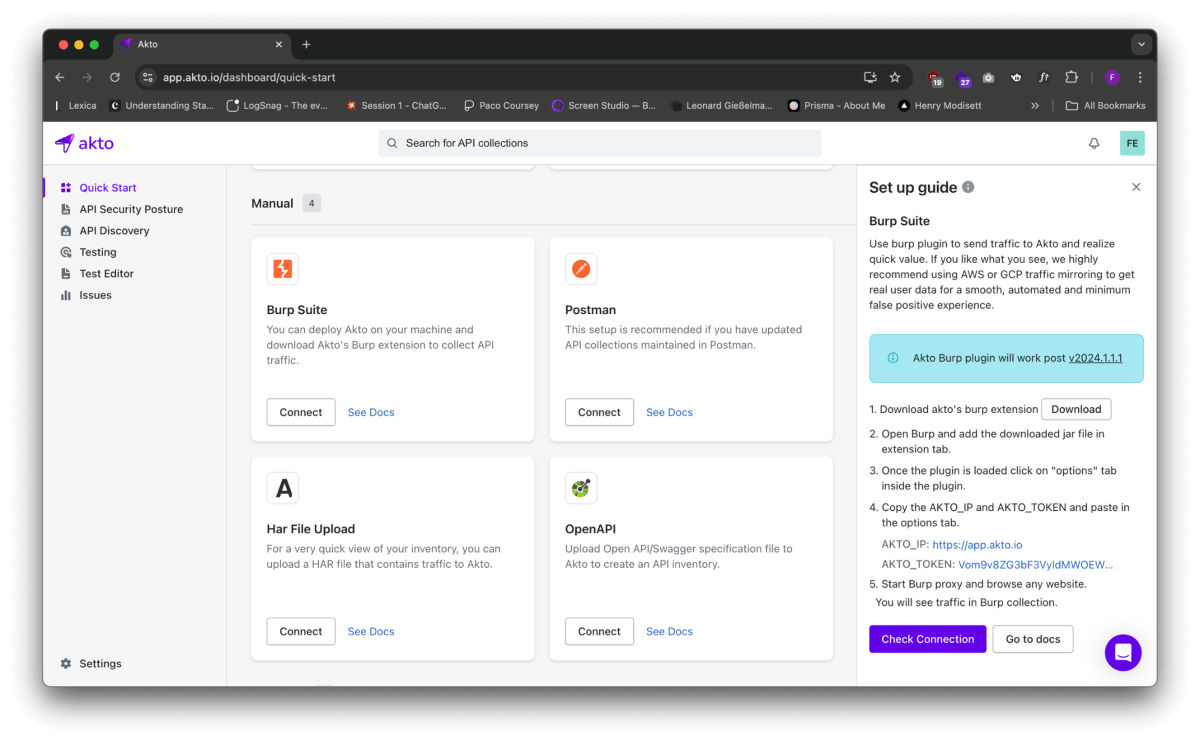 Akto Dashboard