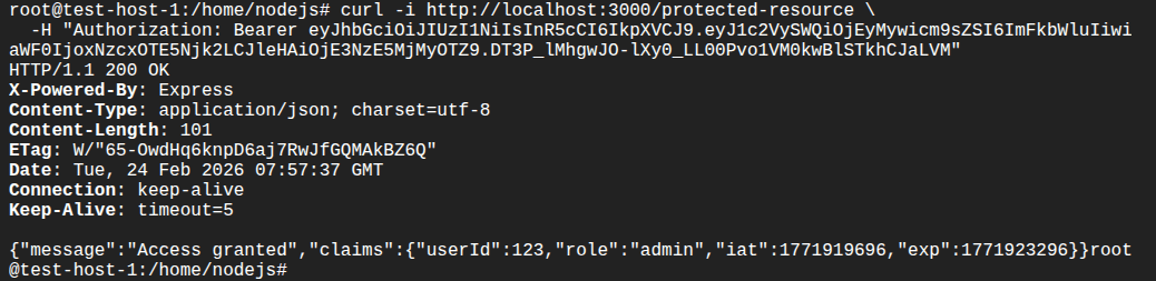 curl protected resource example