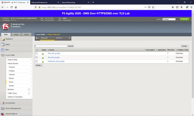 F5 Dashboard