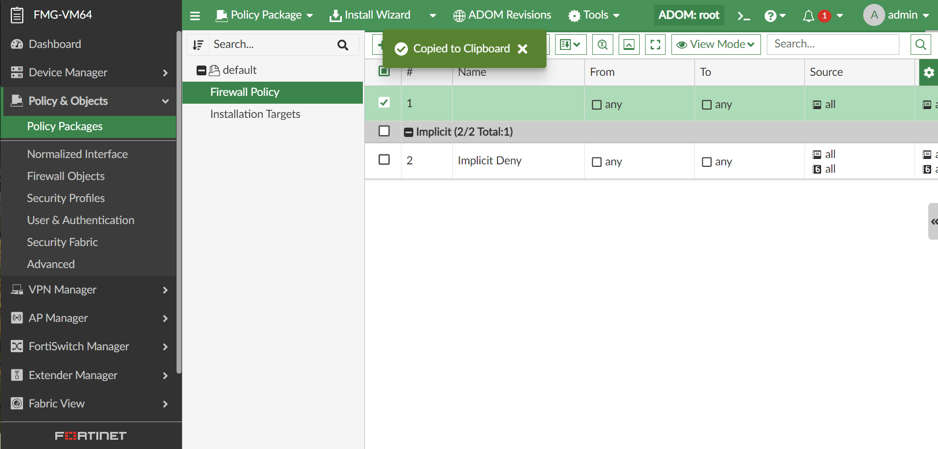 Fortinet FortiCNAPP dashboard