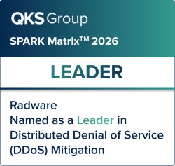 Führend bei der Q3 2026 QKS SPARK Matrix™ zur Milderung von DDoS-Angriffen