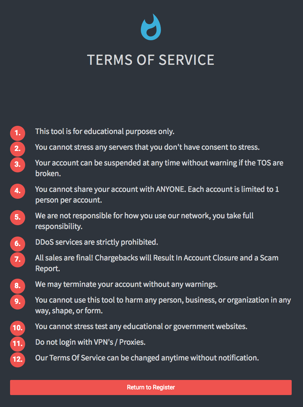 Terms of service for Defcon.pro