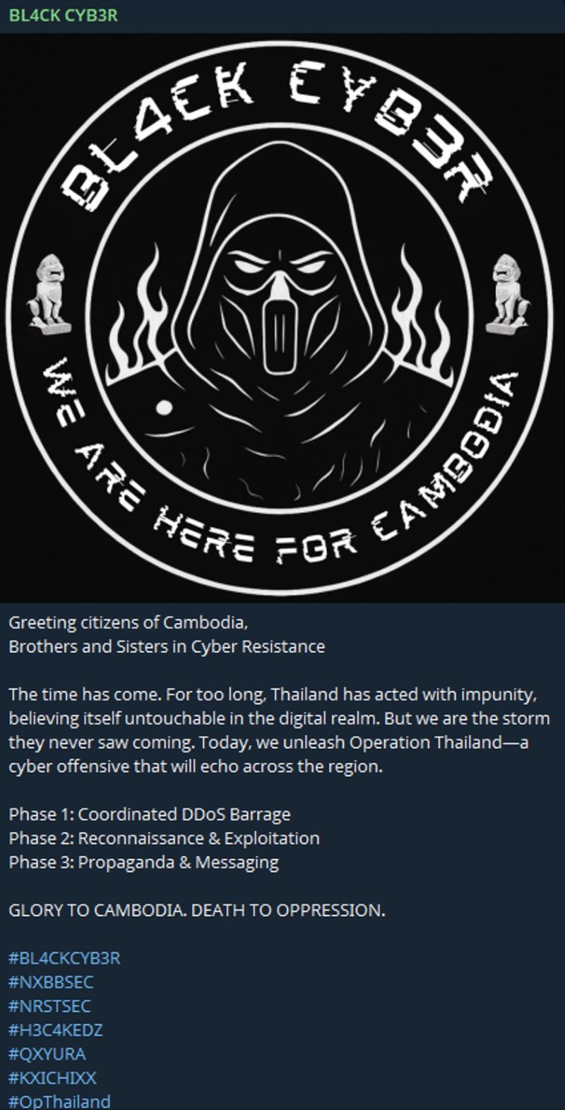 Figure 2: Message from AnonSecKh’s Telegram on May 28