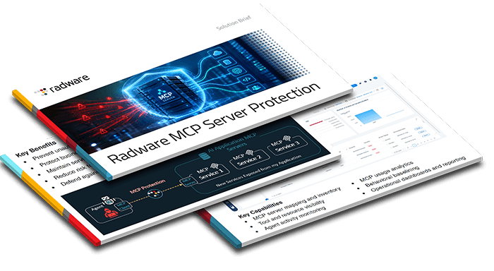 Radware MCP Server Protection Solution Brief Cover