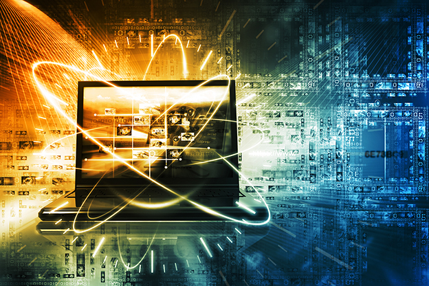 Digital technology background