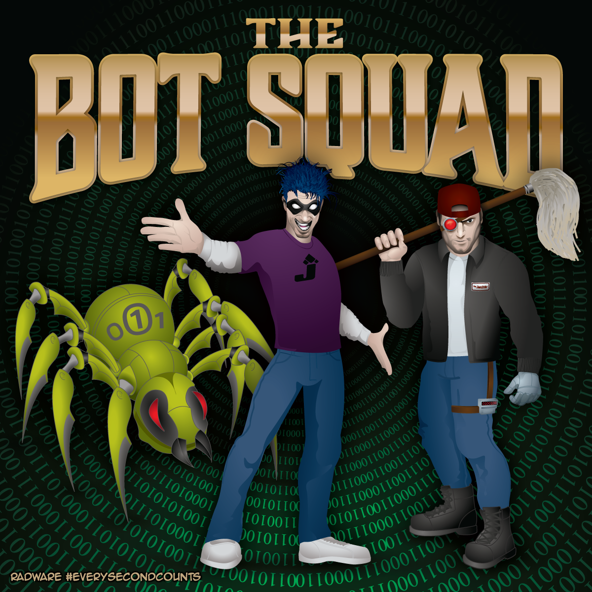 The offspring of two comic book giants bring us the Bot Squad! Super freaky!