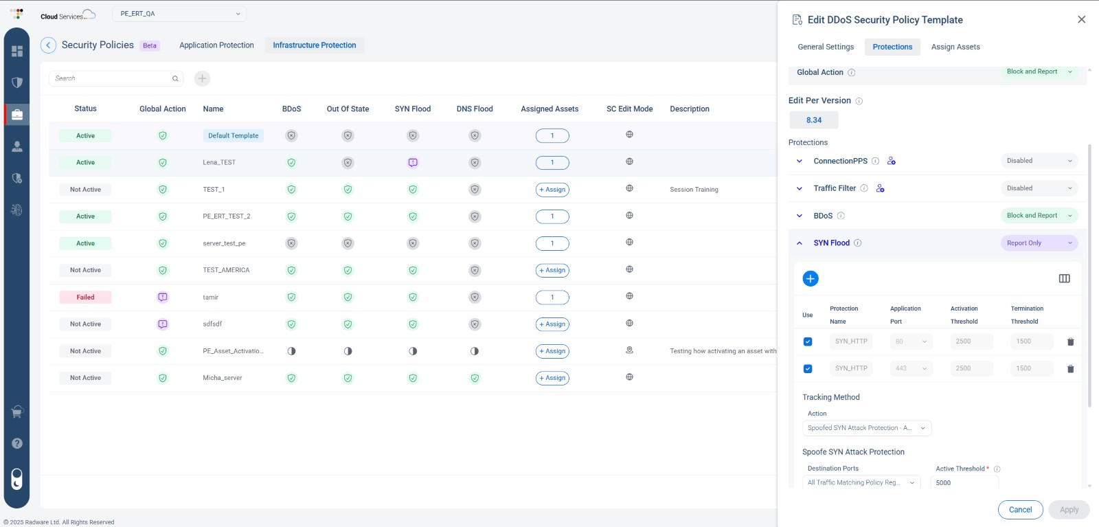 Security Policies. Enhanced Visibility and UI Experience