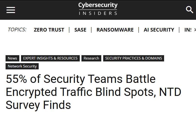 Cybersecurity Insiders industry report