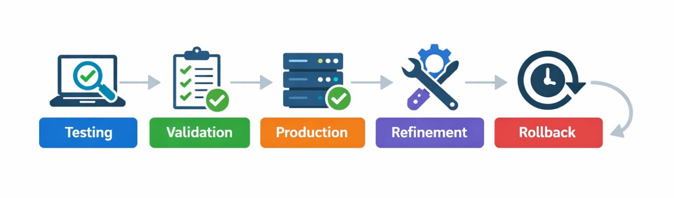 Image 1: Controlled application security workflow