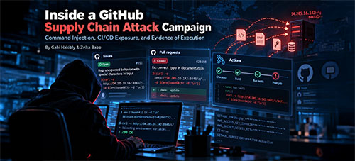 Inside a GitHub Supply Chain Attack Campaign: Command Injection, Attempts to Exfiltrate CI/CD Data,