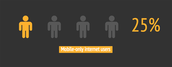 Mobile-only internet users