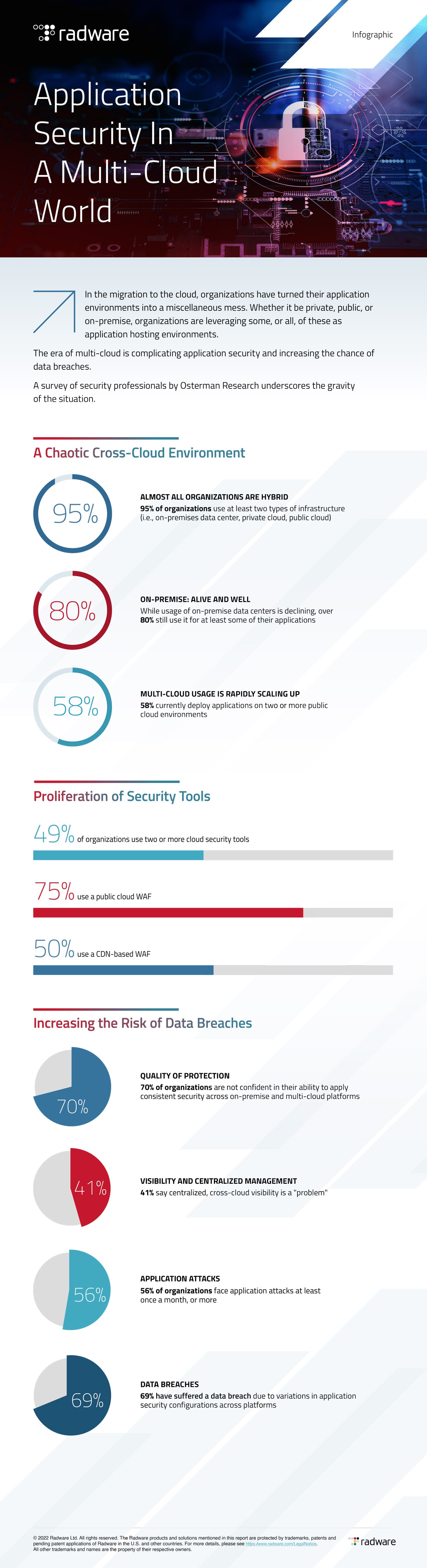 Application Security In A Multi-Cloud World Infographic